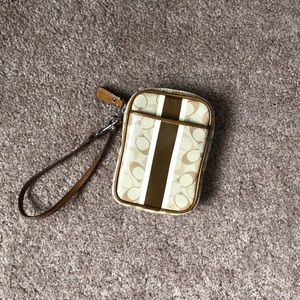 Coach wristlet.